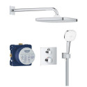 Zestaw Prysznicowy Grohtherm Podtynkowy Z Deszczownicą Tempesta 250 Cube 34871000 Grohe Zestaw Prysznicowy Grohtherm Podtynkowy Z Deszczownicą Tempesta 250 Cube 34871000 Grohe