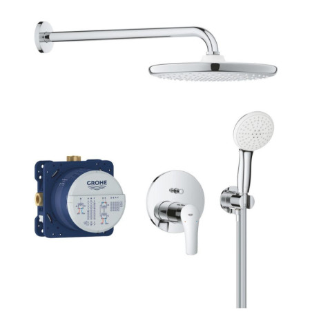 Zestaw Prysznicowy Eurosmart Podtynkowy Z Deszczownicą Tempesta 250 25288000 Grohe