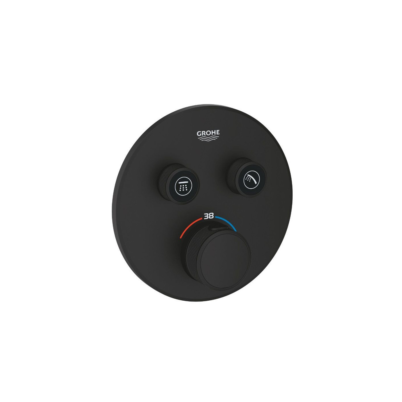 Zestaw Prysznicowy Podtynkowy 18.1 SmartBox Phantom Black Grohe Zestaw Prysznicowy Podtynkowy 18.1 SmartBox Phantom Black Grohe